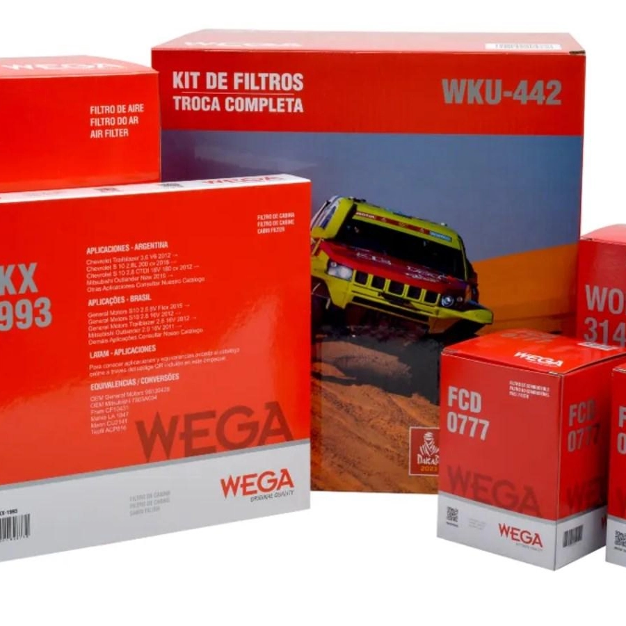 Kit de Filtros Wega Revisão Completa | Multi Peças do Brasil. - Multi Peças do Brasil